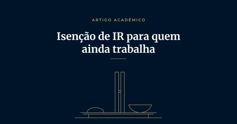 Isenção de IR por doença grave para quem ainda trabalha